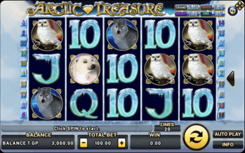 สัญลักษณ์ของเกม Arctic Treasure