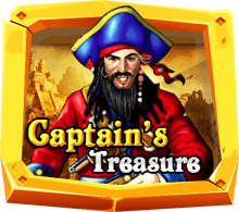 Captains Treasure เกมสล็อตธีมโจรสลัด SUPERSLOT GAME 2021