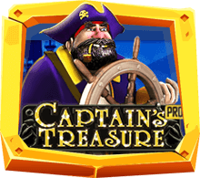 Captains Treasure Pro เกมสล็อตโจรสลัดตัวอ้วน ใหม่ล่าสุด 2021