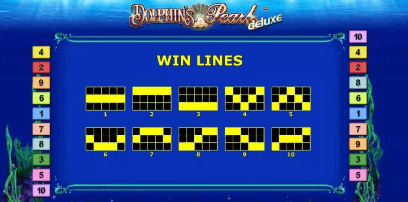 Lines เกม Dolphins Pearl Deluxe