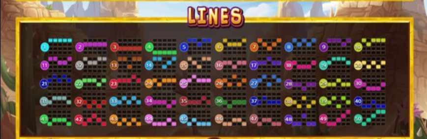 Lines เกม Nugget Hunters