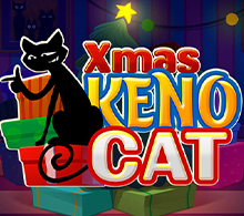 Xmas Keno Cat เกมสล็อตทายตัวเลขในดวงไฟ