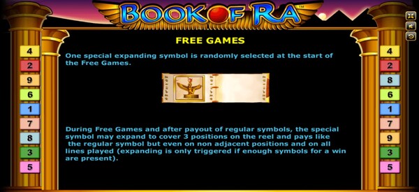 ฟีเจอร์ FREE GAMES Book of Ra