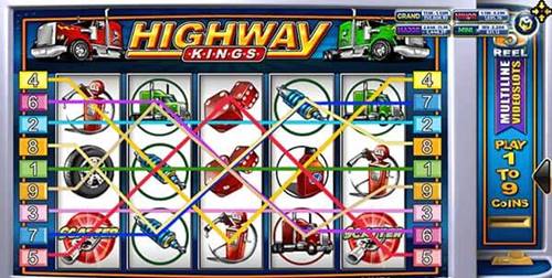 วิธีเล่น และรูปแบบตัวเกมสล็อต highway kings