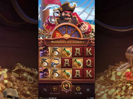 รูปแบบของเกม Captains Bounty